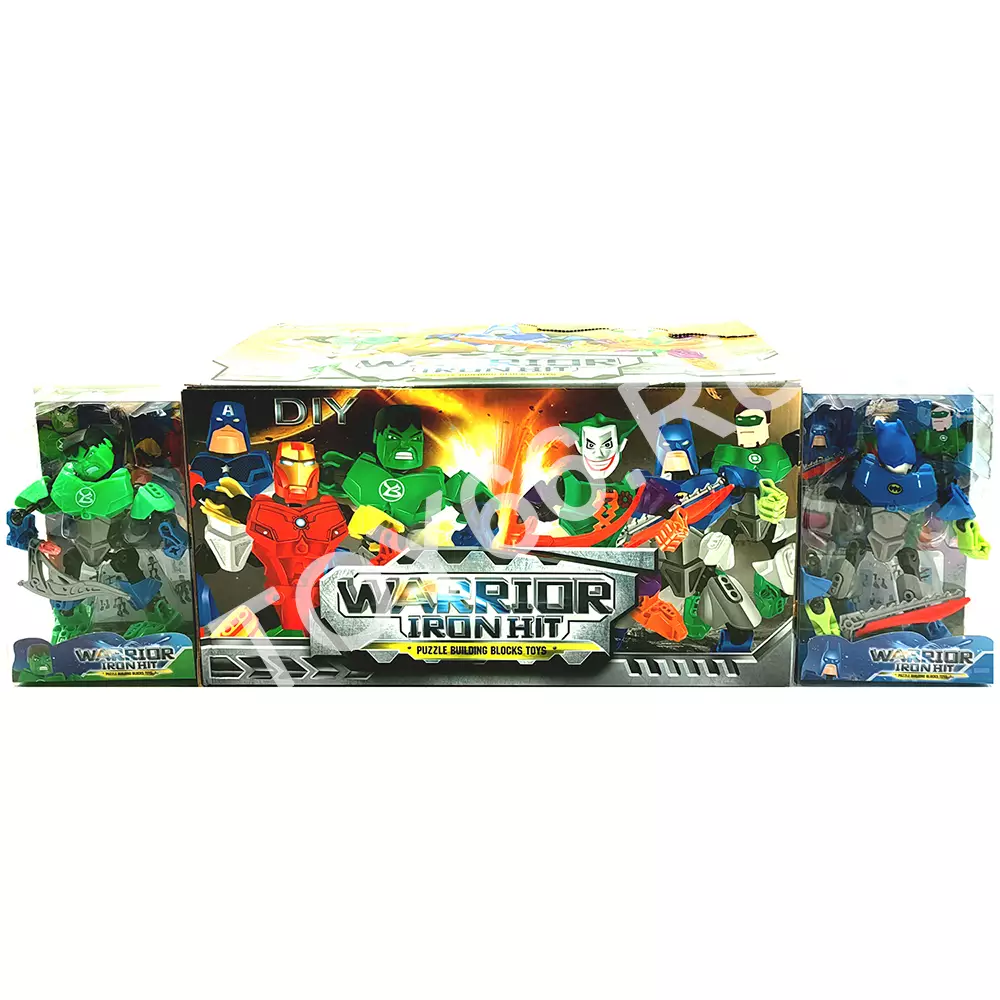 Роботы супергерои 12 шт в блоке S835-01310-3A