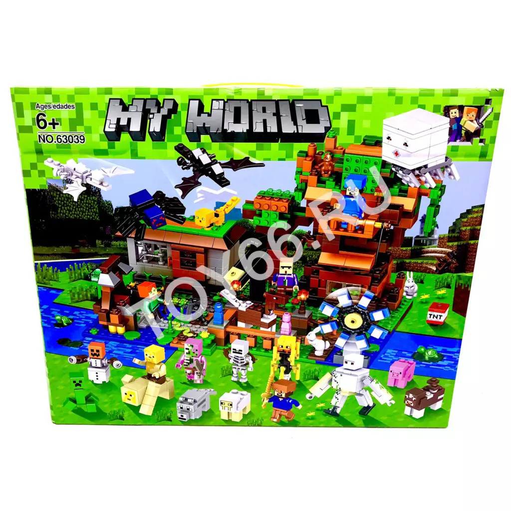 Конструктор Герои из кубиков TK63039