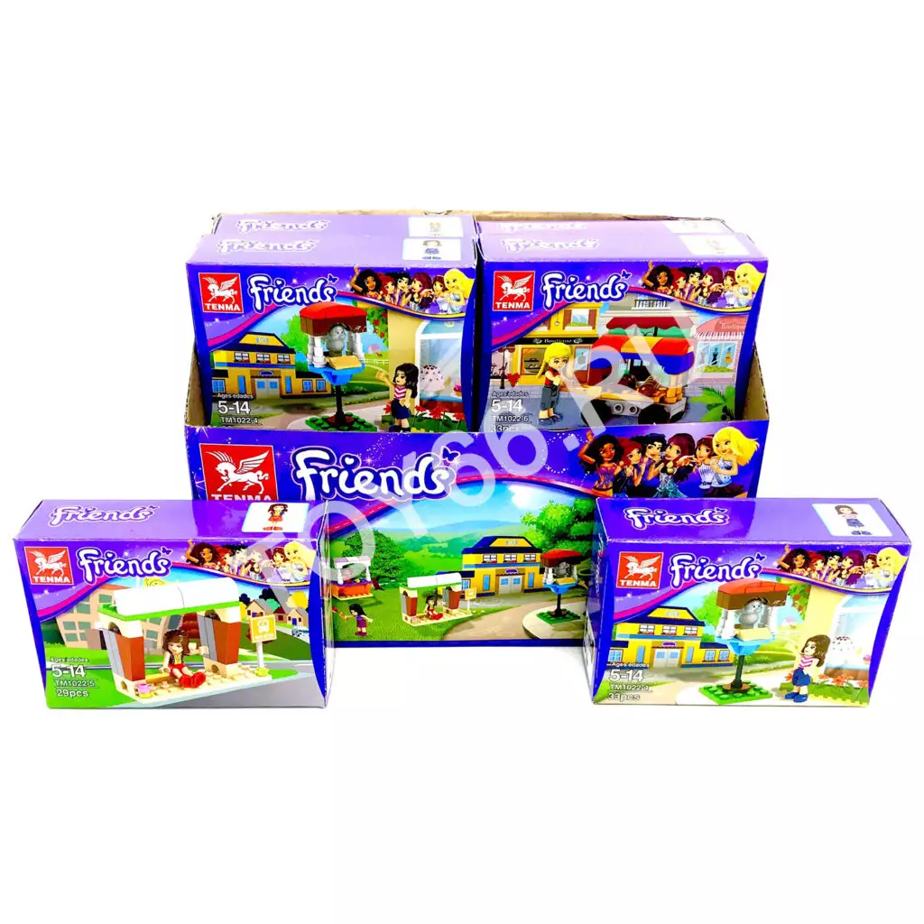 Конструктор Друзья 12 шт в блоке TM1022