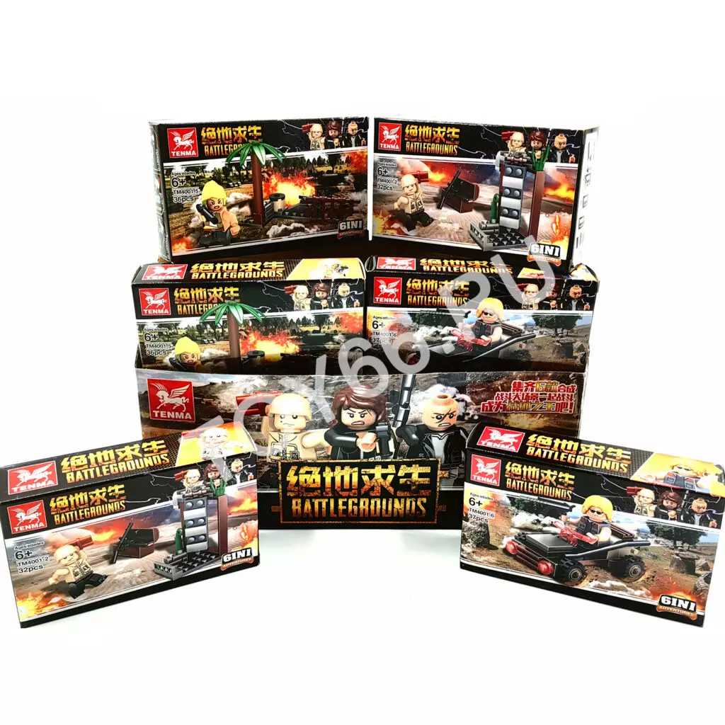 Конструктор Battlegrounds 12 шт в блоке TM4001